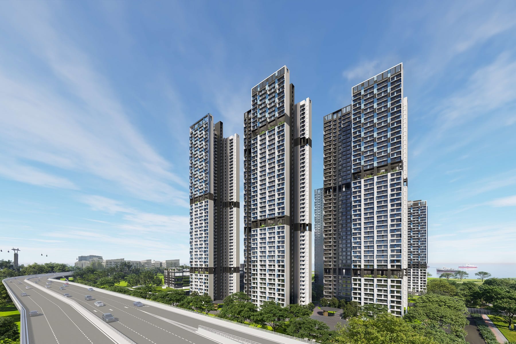 Perspective of Berlayar Rise
